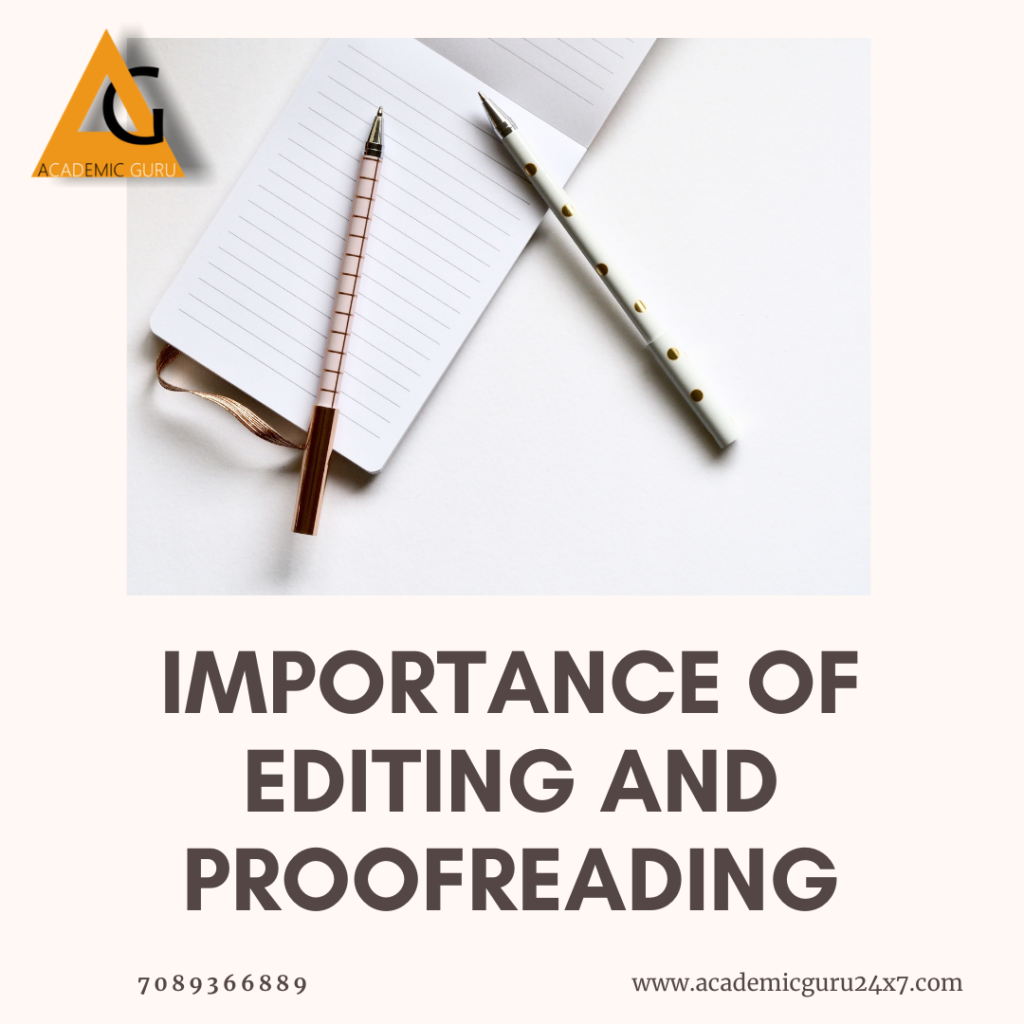 EDITING AND PROOFREADING
